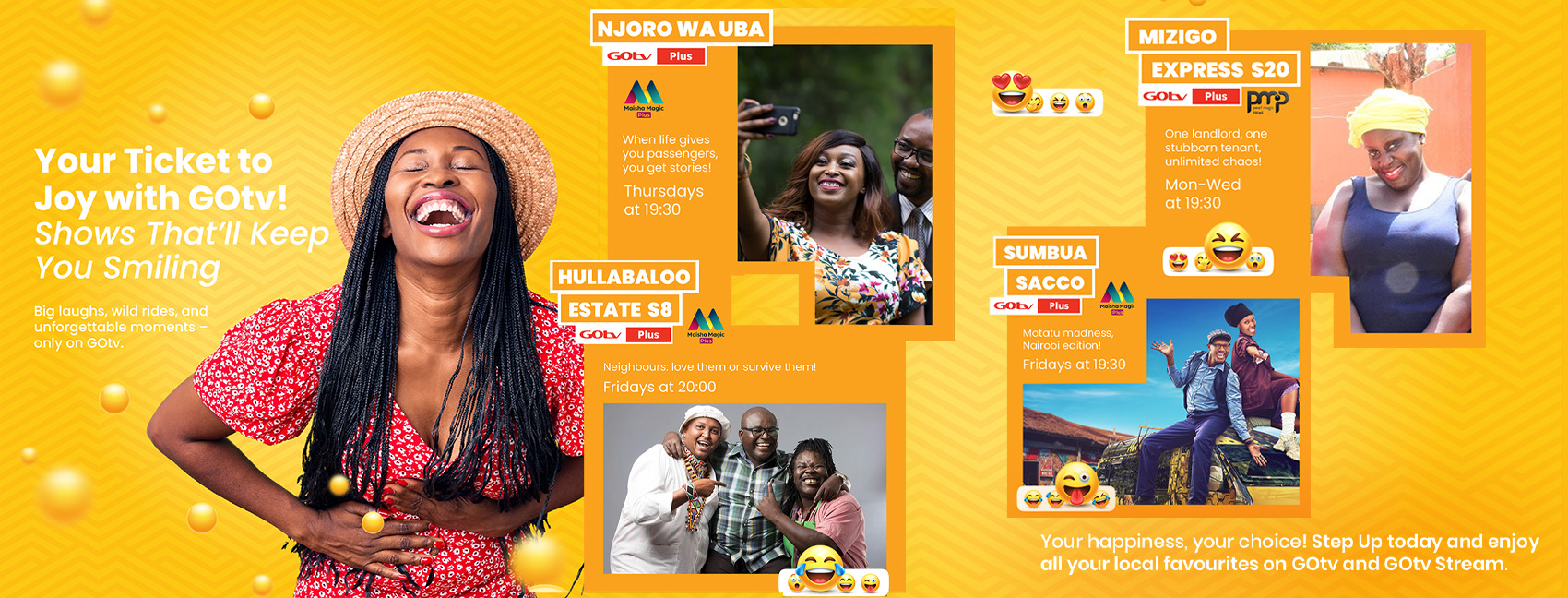 Need a Reason to Smile? Step Up as GOtv’s Got Plenty!