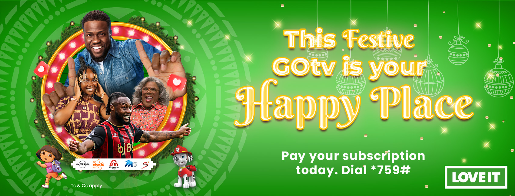 GOtv Ghana is your happy place this festive season