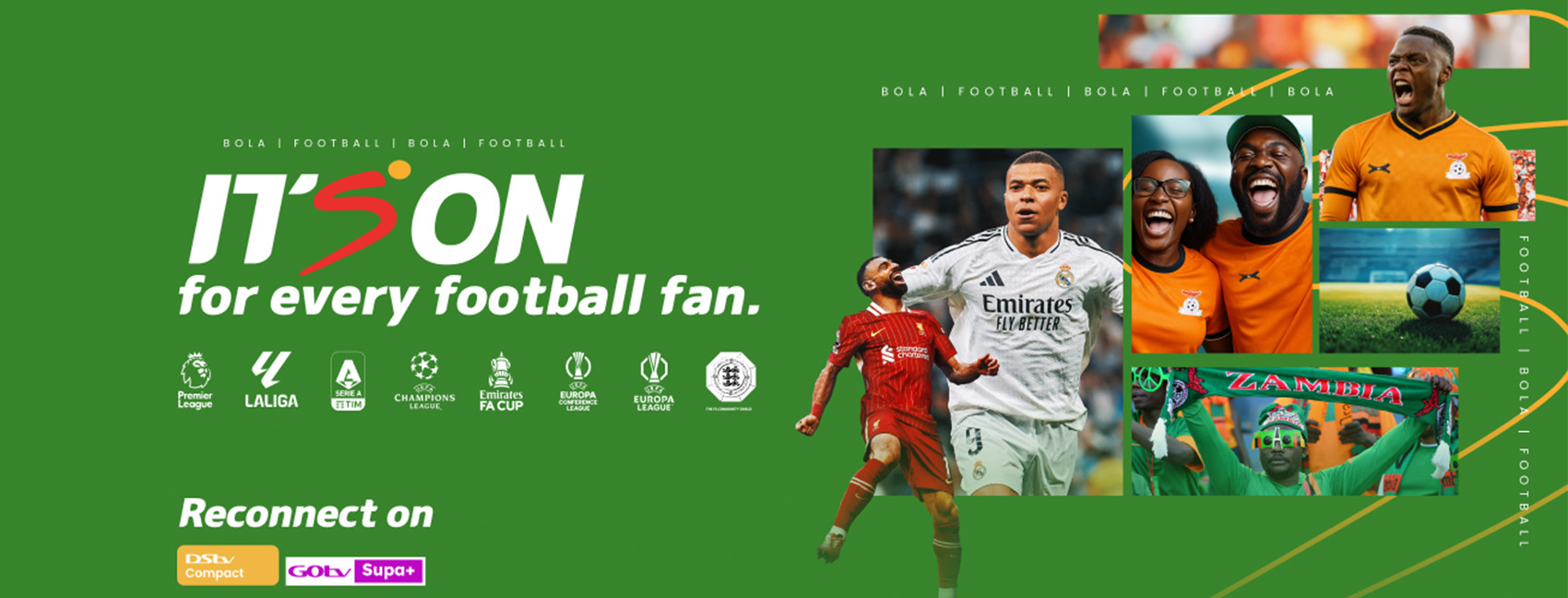 Catch the upcoming 2025/26 Football Season on GOtv! 