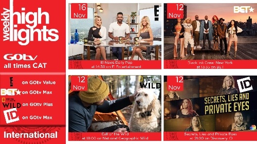 GOTV WEEKLY HIGHLIGHTS 12-18 November 2021