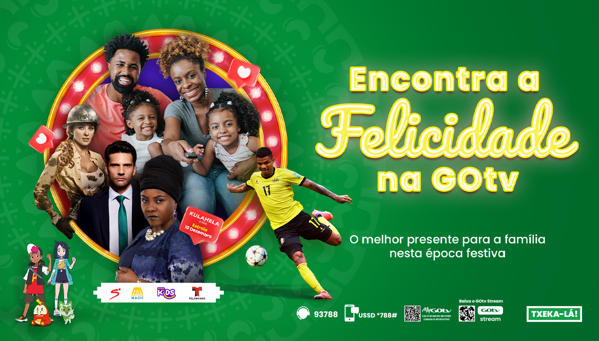 Nestas festas, desperta a felicidade com a GOtv 