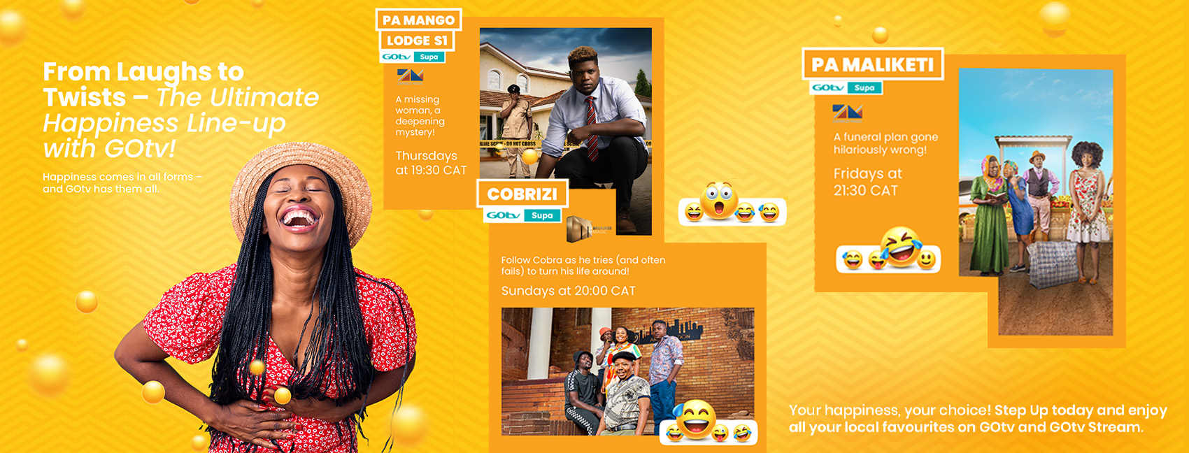 From Laughs to Drama – Step Up and Get Your Happiness Playlist!