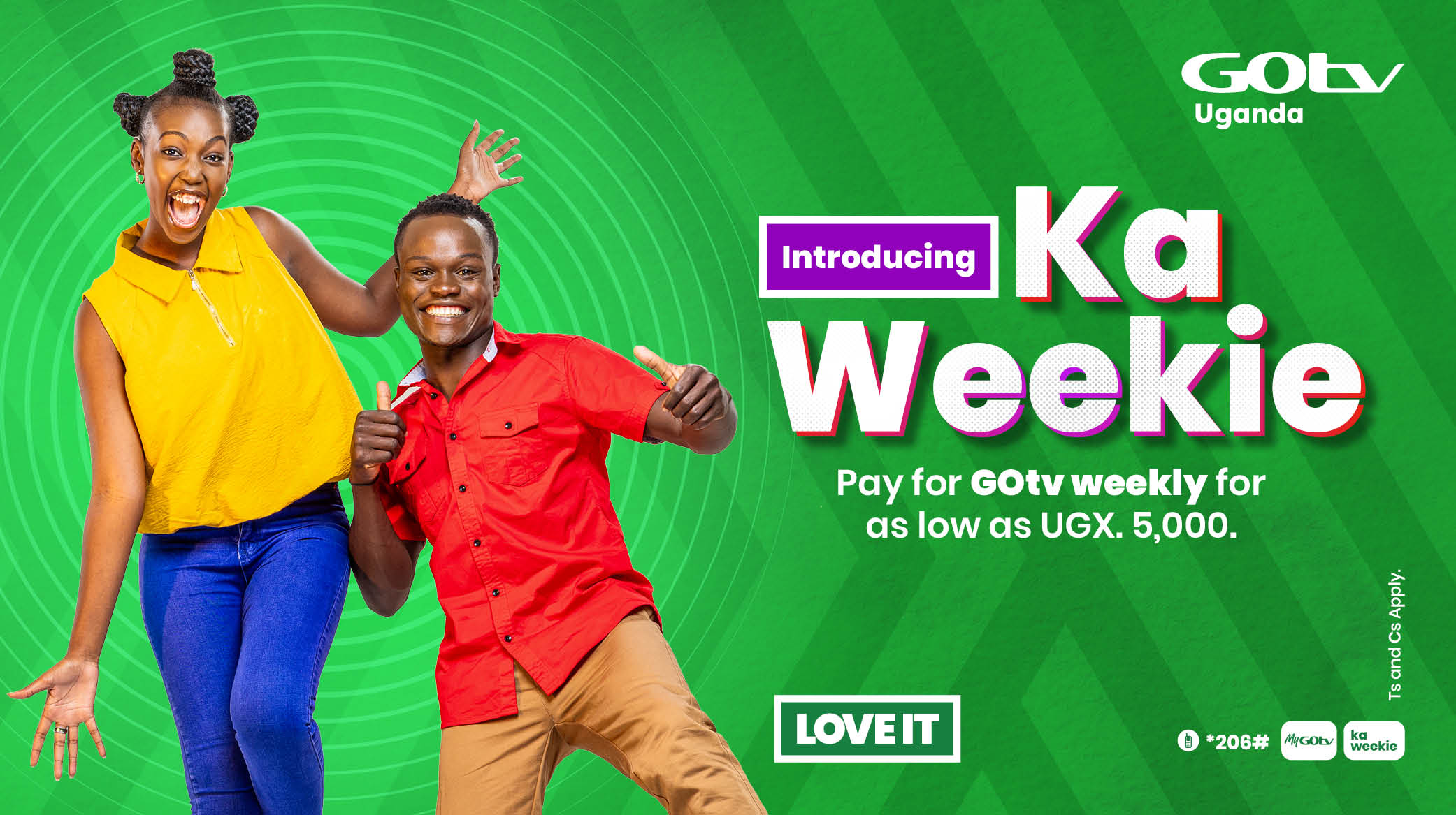 <p><strong>GOtv Uganda brings you "ka Weekie" Campaign with Affordable 7-Day Subscription Packages</strong></p>