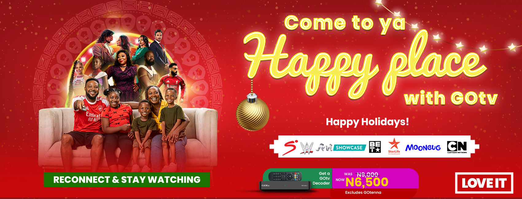 Come to Your Happy Place this Season on GOtv 